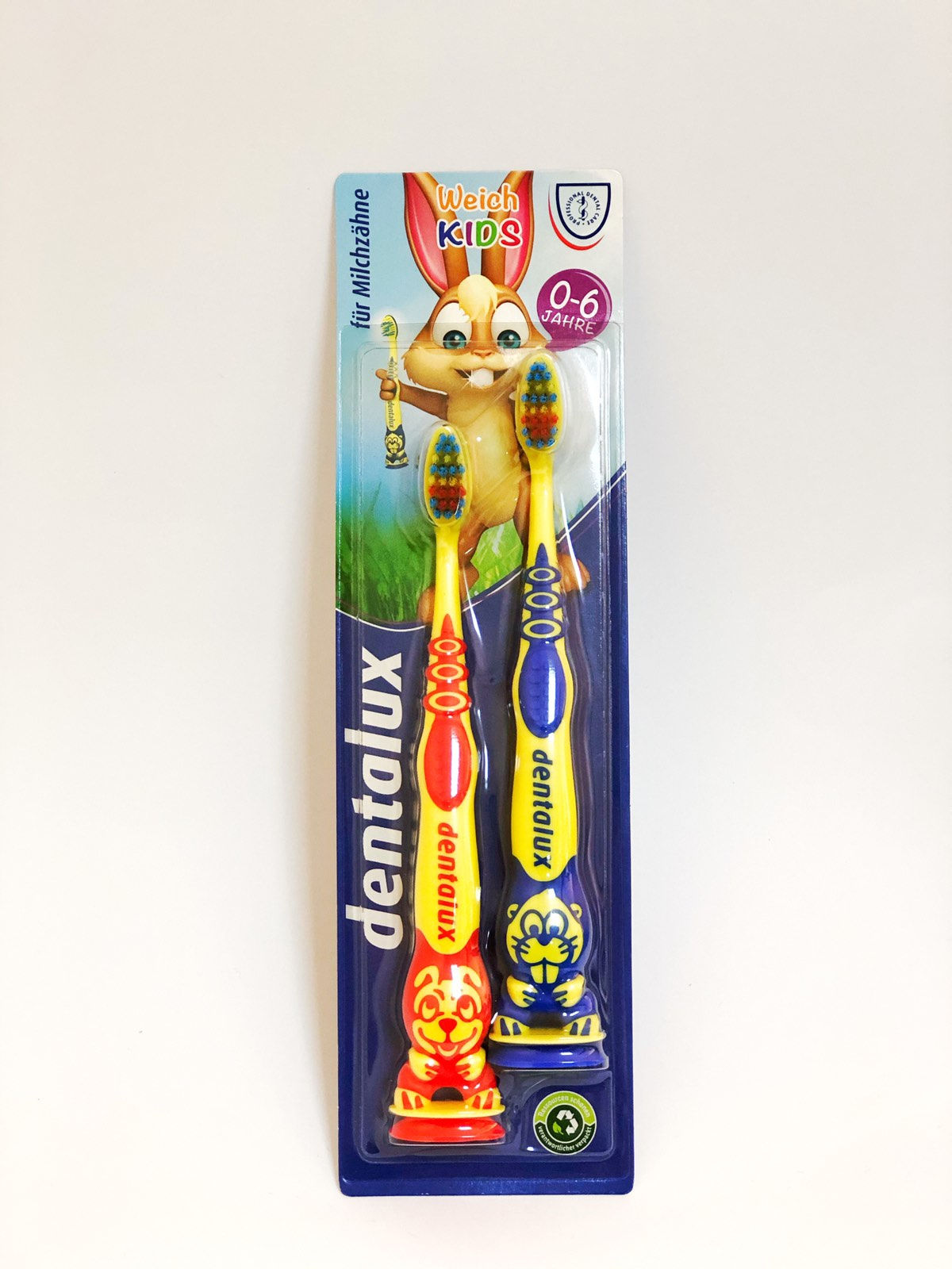 Dentalux детская зубная щетка 0-6 лет (2 шт)