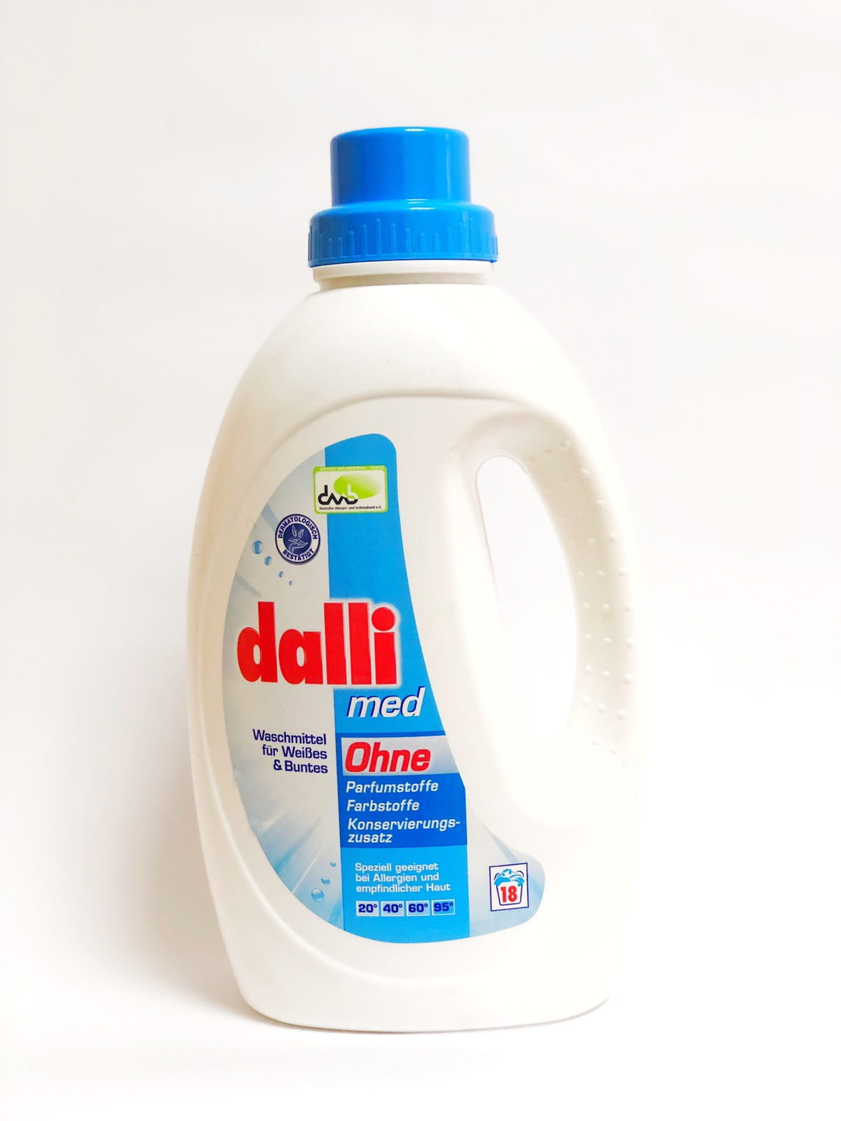 Гель для стирки белья Dalli "Med", гипоаллергенный, 1,35 л