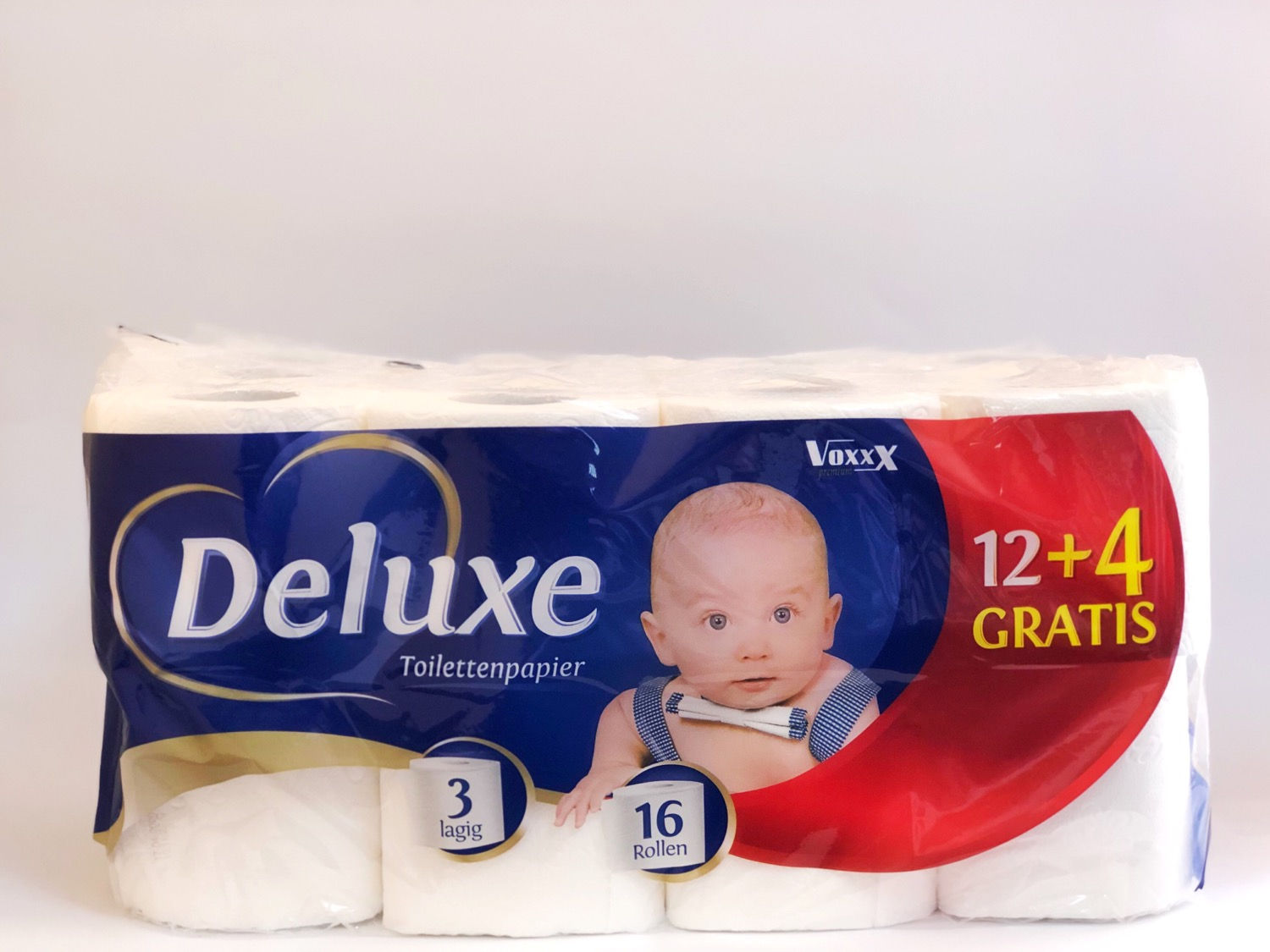 Deluxe туалетная бумага 16 шт ( 3 слоя )