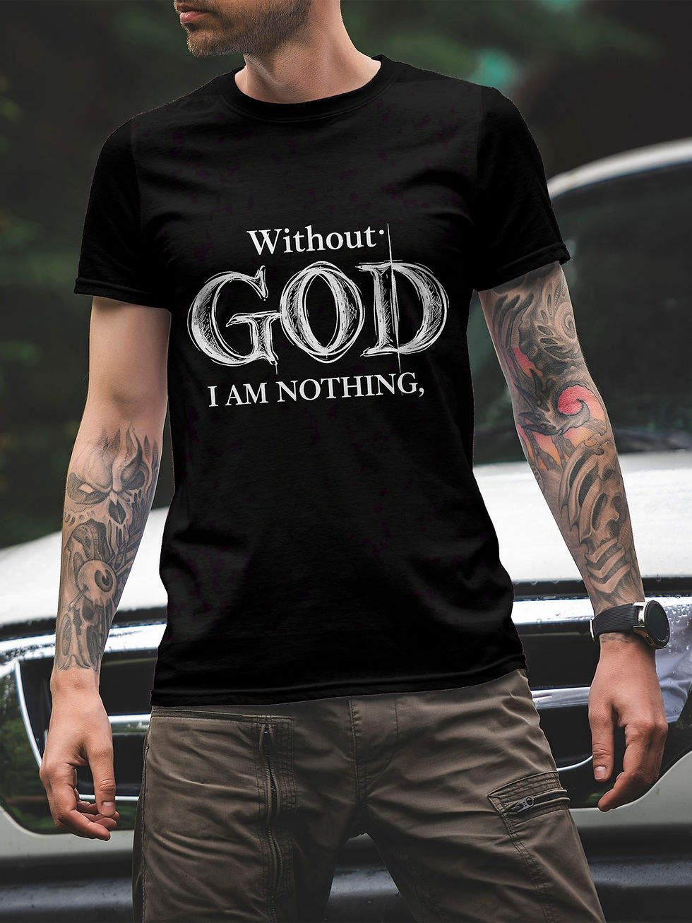 Thumbnail: Men's Fashion 3D Printed Men's T-Shirt Crew Neck Short Sleeve, Summer Crew Neck 