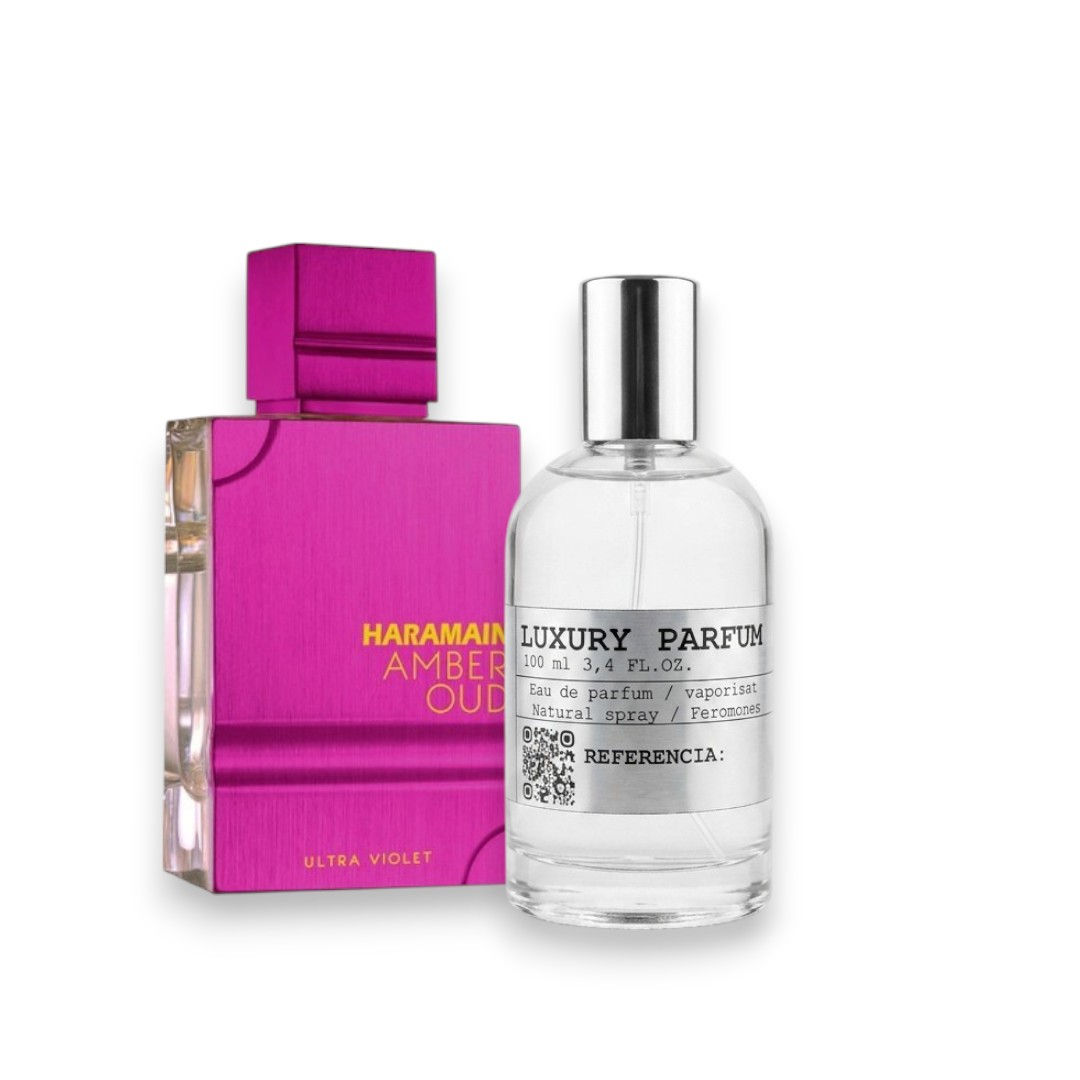 Inspirado en Amber Oud Ultra Violet Al Haramain