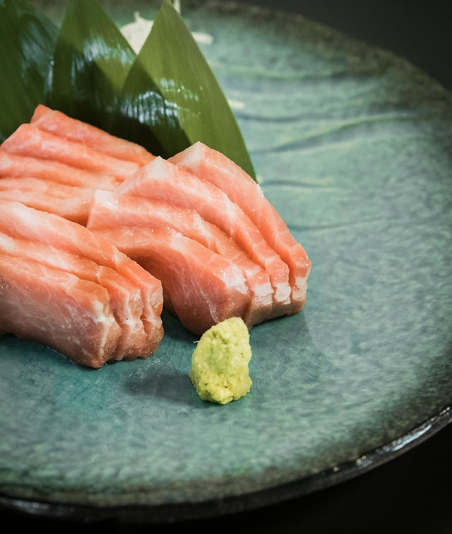 Sashimi Toro, ventresca de atun