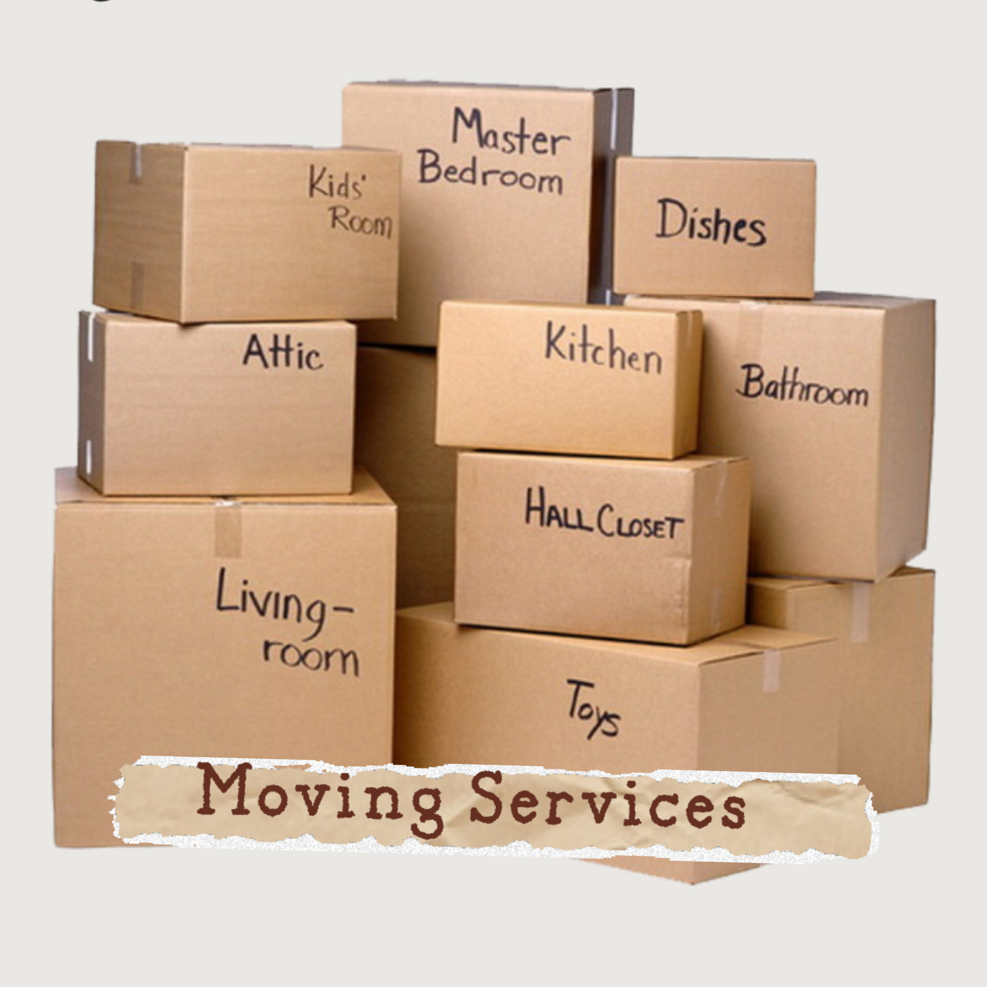 MOVING SERVICES 1/4 PAGE