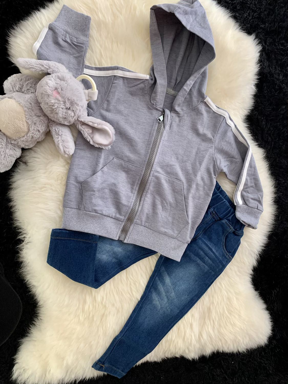 Puki jeans and hoodie set 