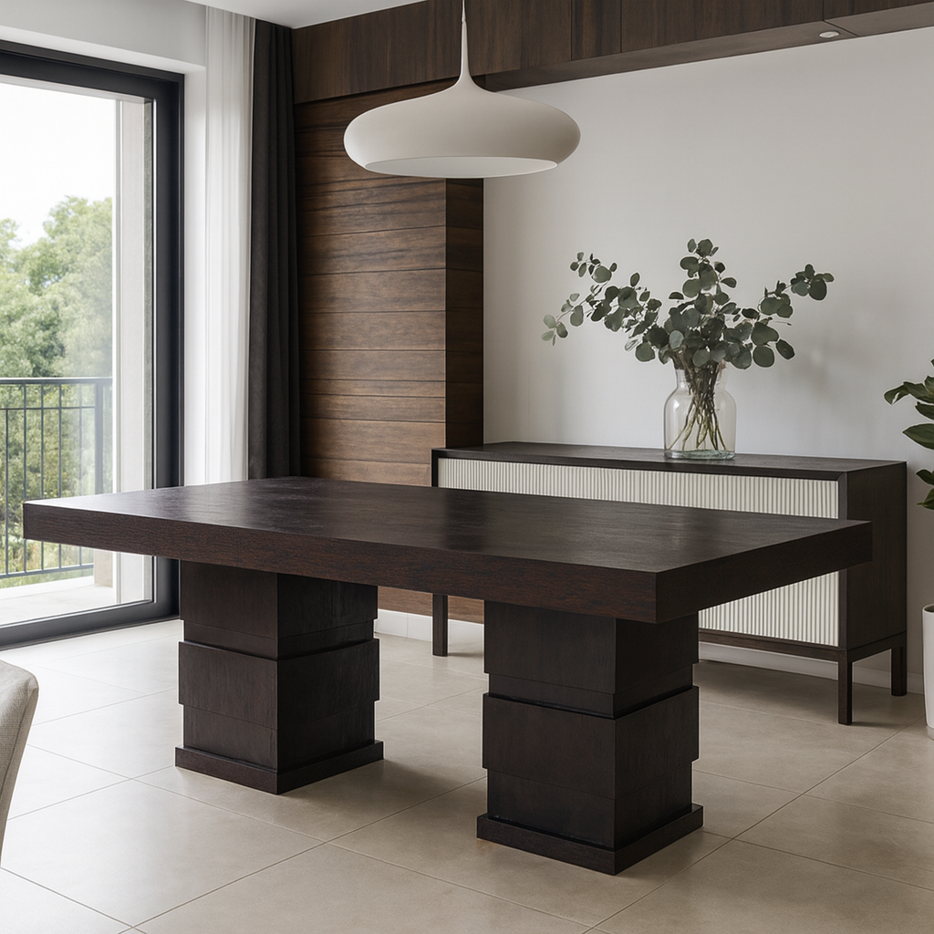 Sapele Dining Table - 2M x 1M (8 Seater)
