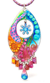 Kupfer-Emaillierte-Kombination von Bea Stoerz, The Beadmaker