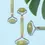 Thumbnail: Island Jade Rose Gold Gemstone Facial Roller