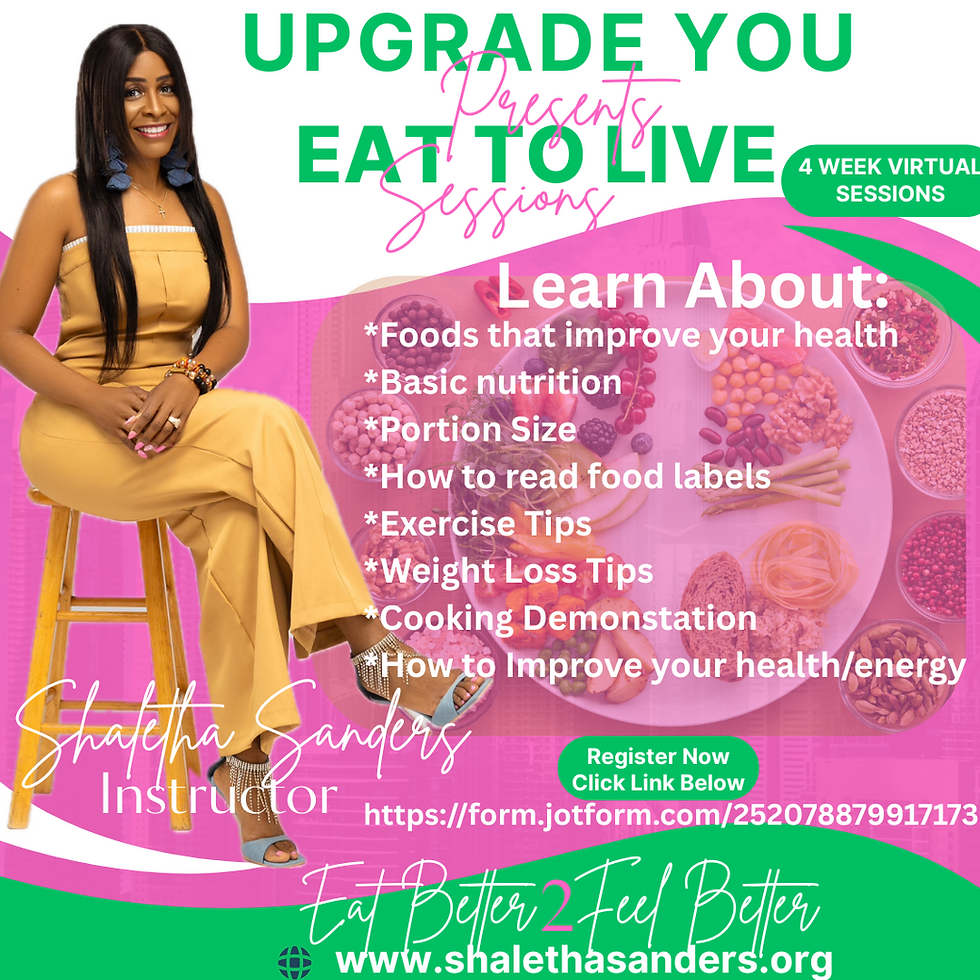 Upgrade You by Eating To Live