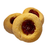 thumprint strawberry cookie