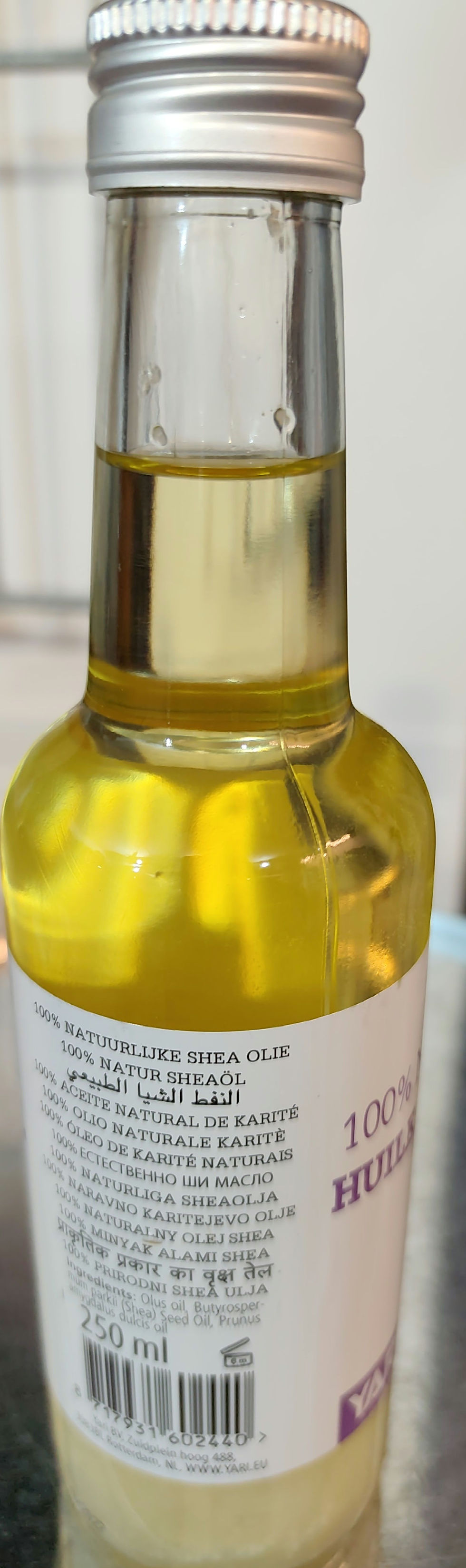 Miniature : Yari 100 % Natural  Shea Oil 250ml