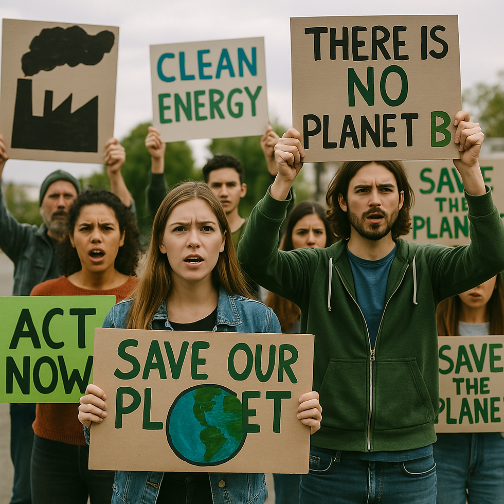Image: Environmental activism (Credits: Microsoft Copilot)