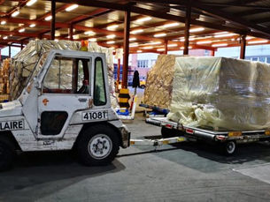 LLEGAN CARGAMENTOS SANITARIOS