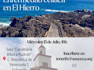 ASOCIACIÓN DE CELÍACOS, UNA CHARLA EN EL HIERRO.