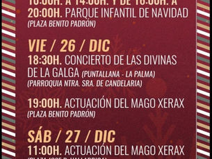 AYUNTAMIENTO DE LA FRONTERA PROGRAMA DE ACTOS NAVIDEÑOS