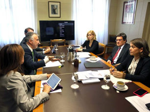 EL PRESIDENTE CANARIO EN MADRID