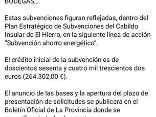 DAVID CABRERA INFORMA: