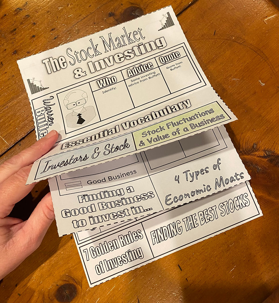 Thumbnail: Economics | Stock Market & Investing | Student Flipbook Activity