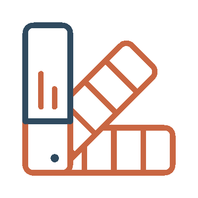 choix de palette de couleurs et univers graphique