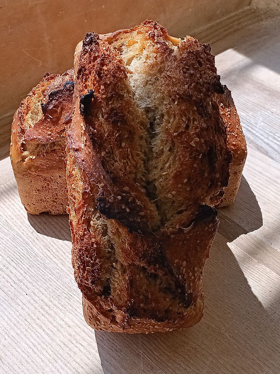 Miniature : Pain de Campagne aux olives moulé