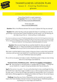 S2 Thankfulness Lesson Plan 2 - 2 ages v