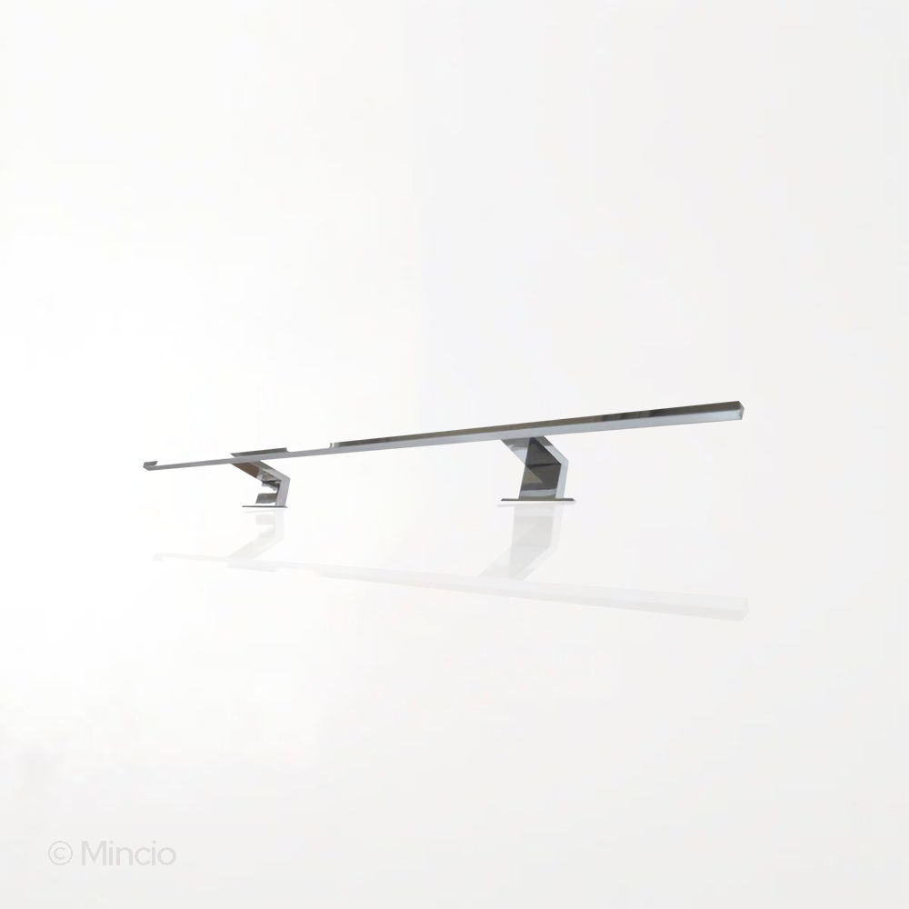 Opbouw lamp 80 cm. LED - 4000 Kelvin - 2.5 watt - IP44 - Chroom