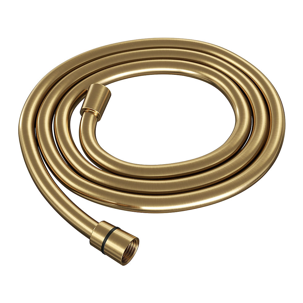 Thumbnail: Brauer Inbouwset 6 Thermostatische Regendouche Ø300 Gold Edition