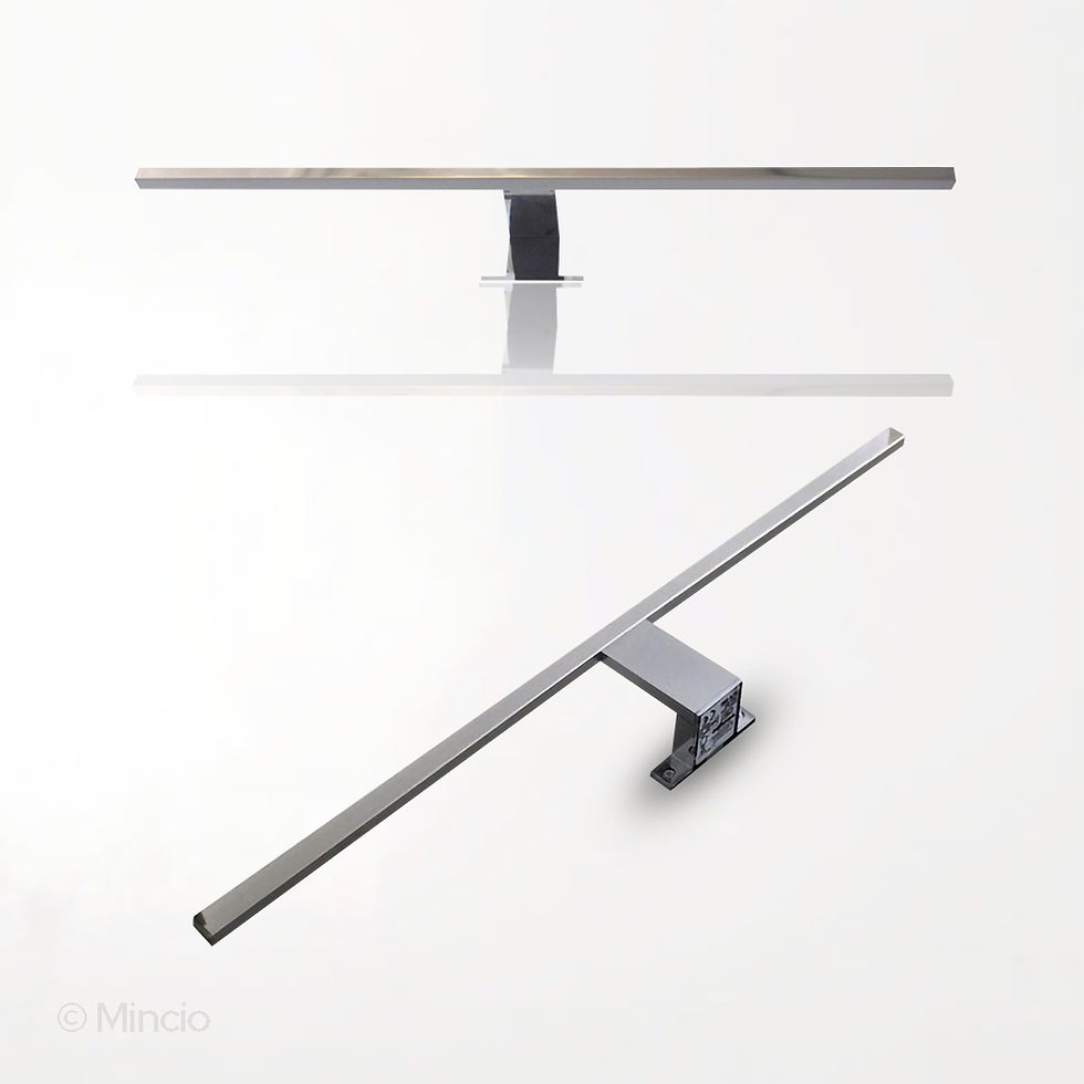 Thumbnail: Opbouw lamp 60 cm. LED - 4000 Kelvin - 2.5 watt - IP44 - Chroom