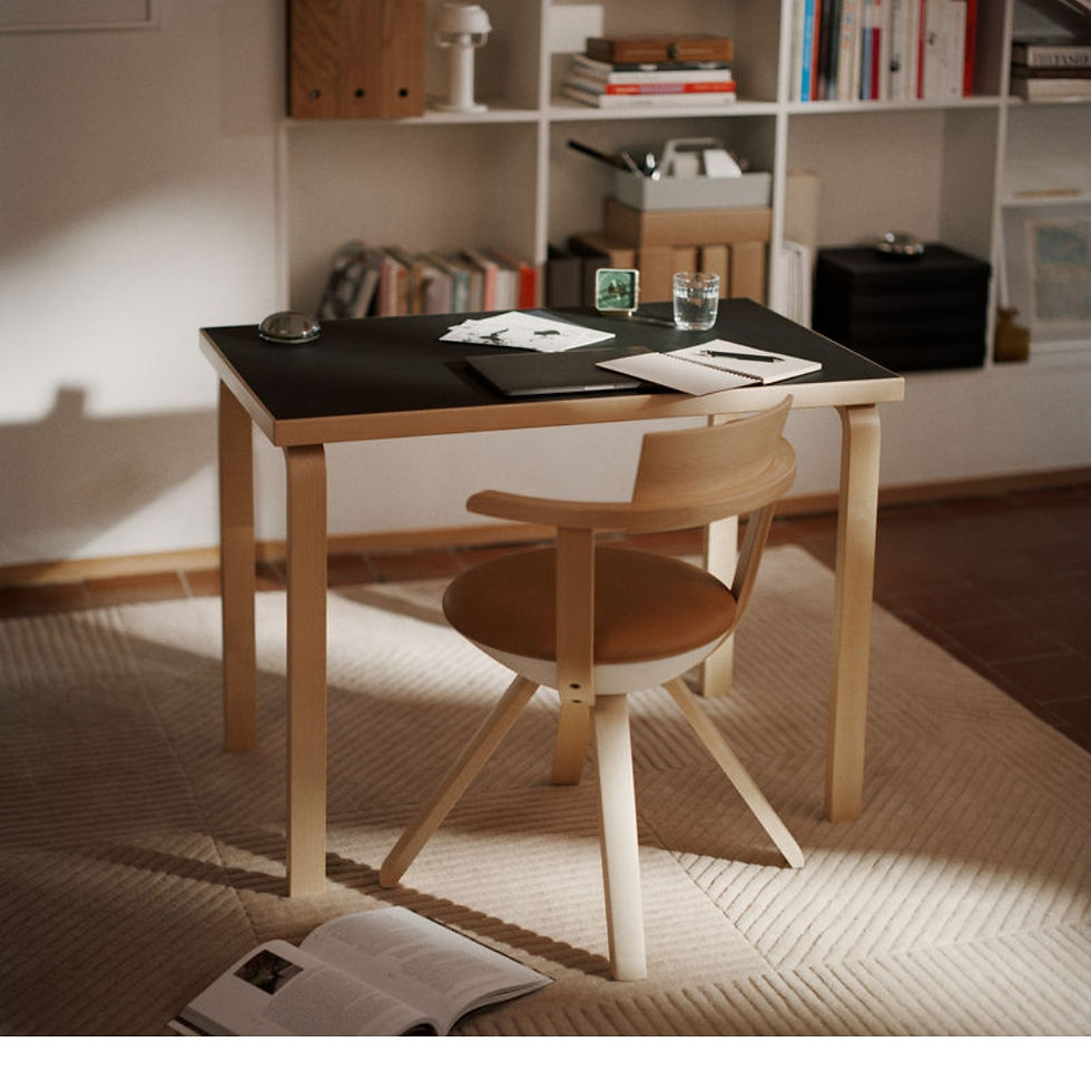 Rectangular Table '80B' by Alvar Aalto for Artek | Two Enlighten