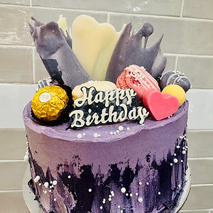 Ube sponge cake
