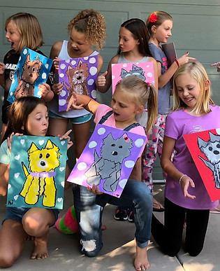 Patches Birthday Paint Party