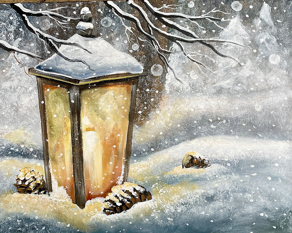 LET THERE BE LIGHT Paint Party at Good Old Days Mercantile 