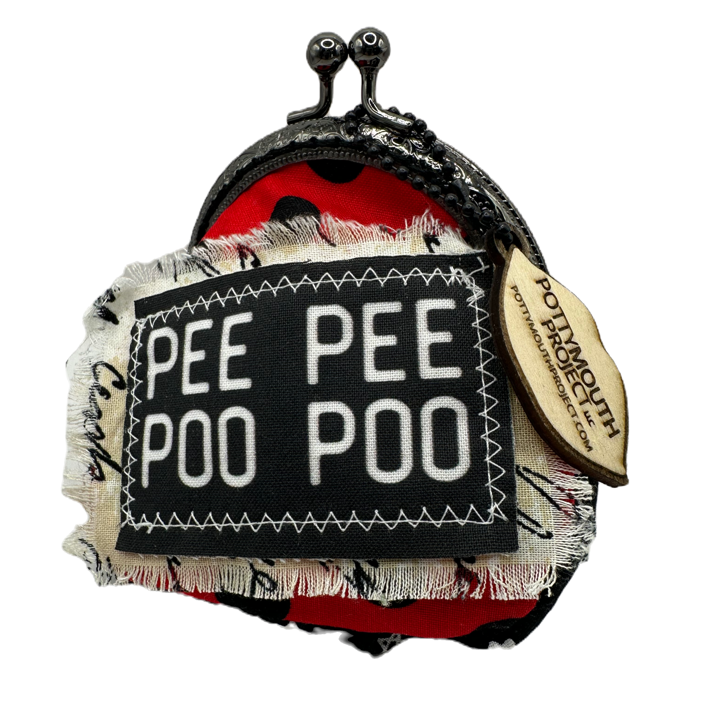 Handmade Coin Purse- Pee Pee Poo Poo69