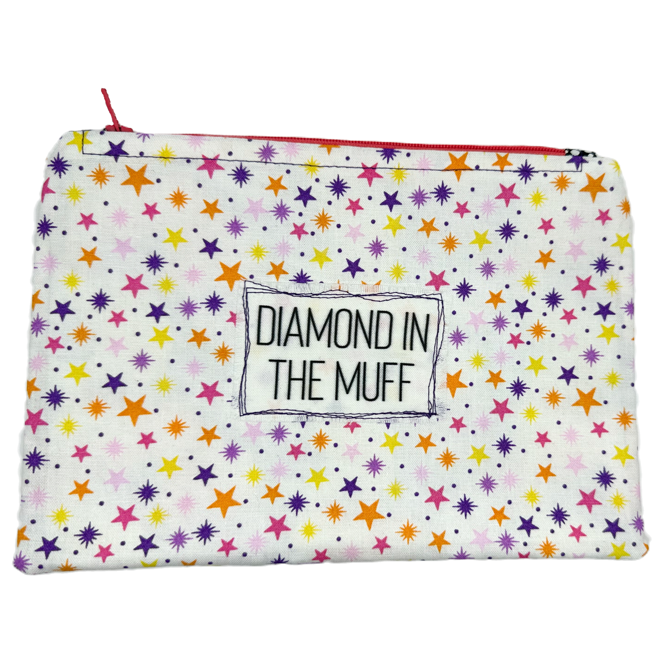 Handmade Zipper Pouch- Diamond In The Muff 88