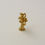 Thumbnail: GENUINE SOLID 9ct YELLOW GOLD 3D CHRISTMAS ANGEL CHARM/PENDANT