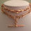 Thumbnail: Genuine SOLID 9K 9ct ROSE GOLD Albert Chain with T-Bar with Double Clasps