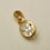 Thumbnail: 8x6mm Genuine SOLID 9K 9ct YELLOW GOLD April Birthstone Cubic Zirconia Pendant