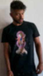 Picture of boy wearing STATUE T-SHIRT