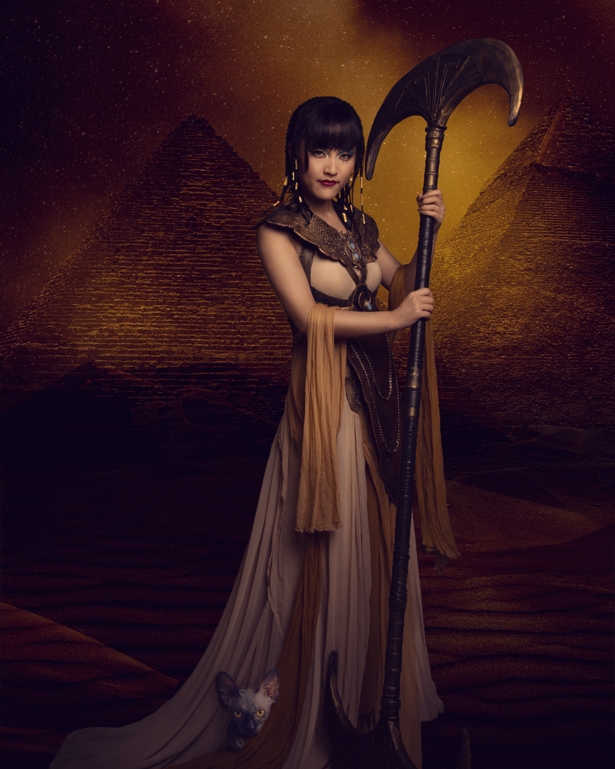 Egypt inspired illustrative image.