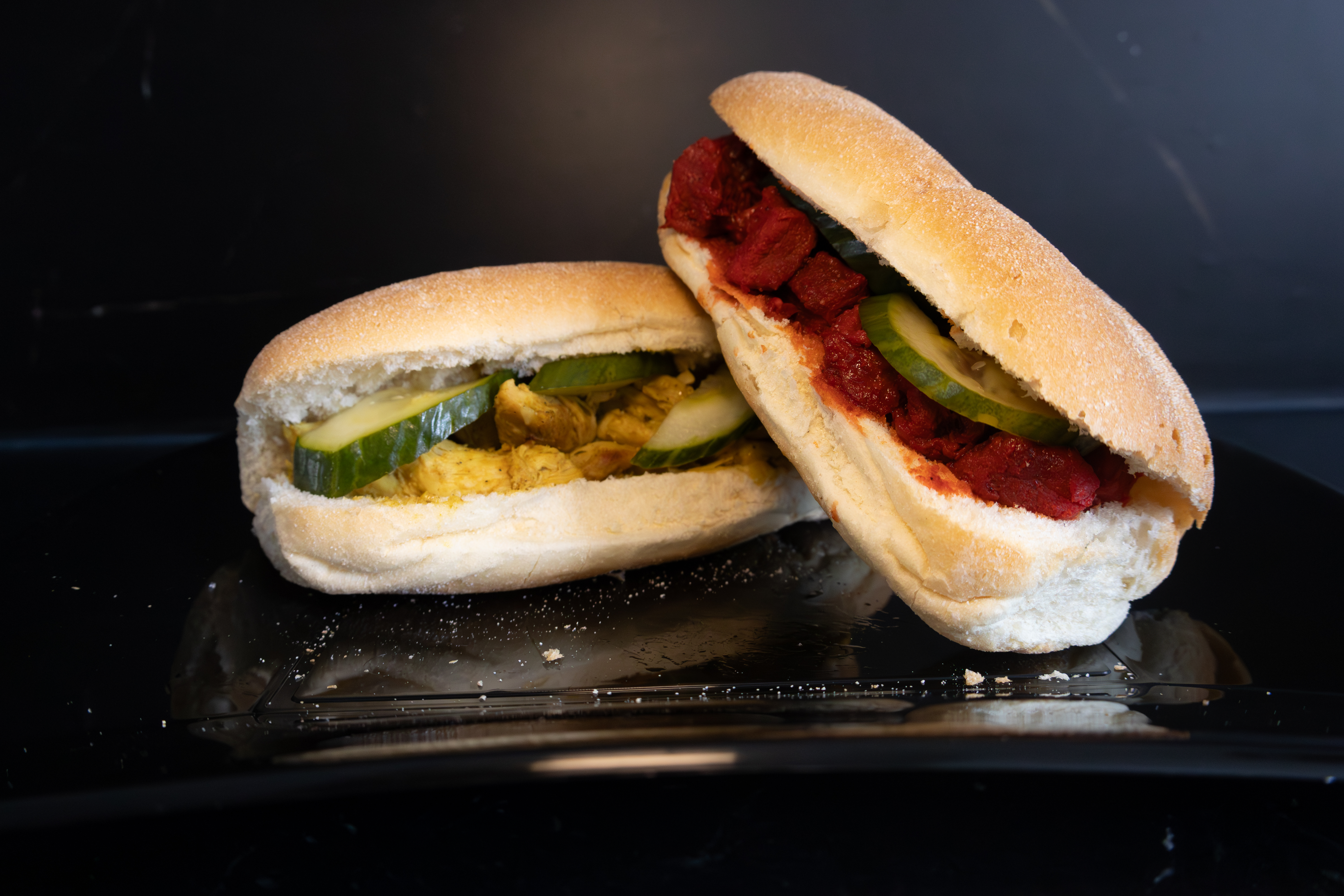 Arranged Food and Objects