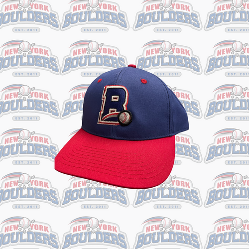 Blue & Red 'B' Cap New York Boulders