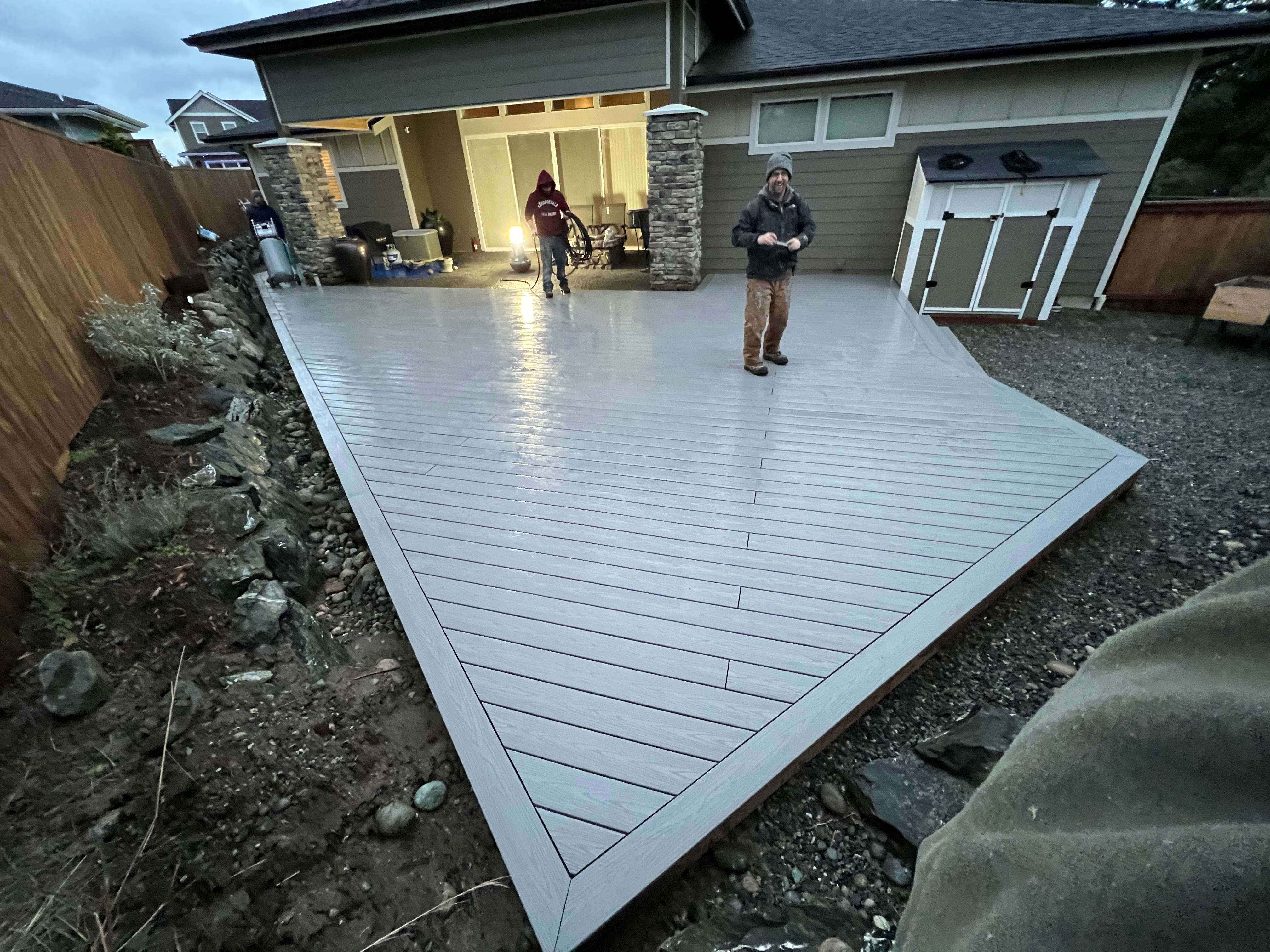 Deck project photo