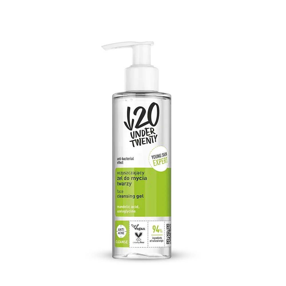 1Pc Under Twenty Cleansing Face Wash 190 ml