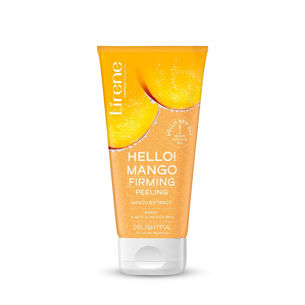 1Pc  Lirene Firming body peeling with mango extract HELLO! MANGO 175 ml