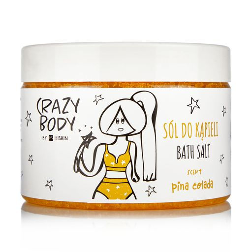 1Pc Bath salt HiSkin Crazy Body PINACOLDA 300 ML