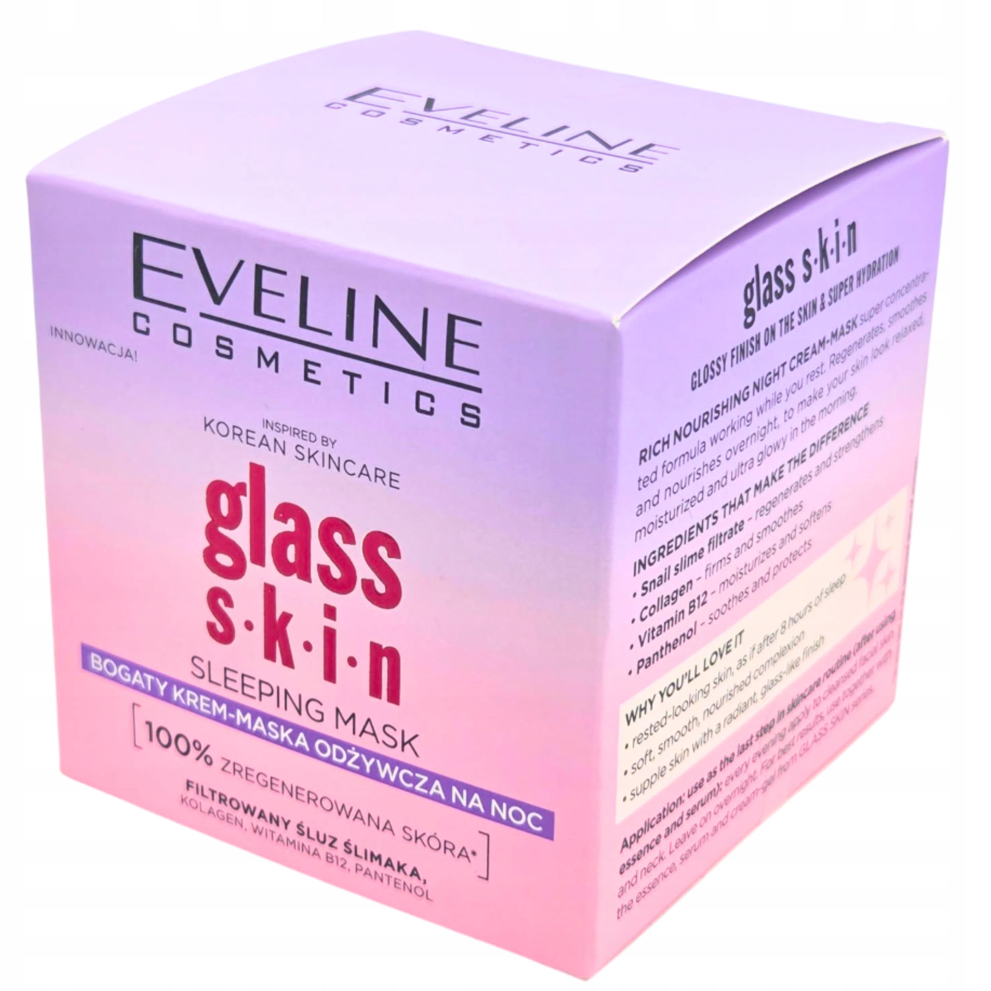 1Pc Glass Skin Rich Nourishing Night Cream-Mask 50ml