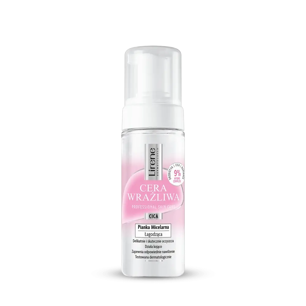 1Pc Lirene SENSITIVE SKIN Soothing micellar foam 150 ml