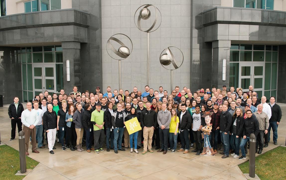 Jive Communications team in Provo, Utah