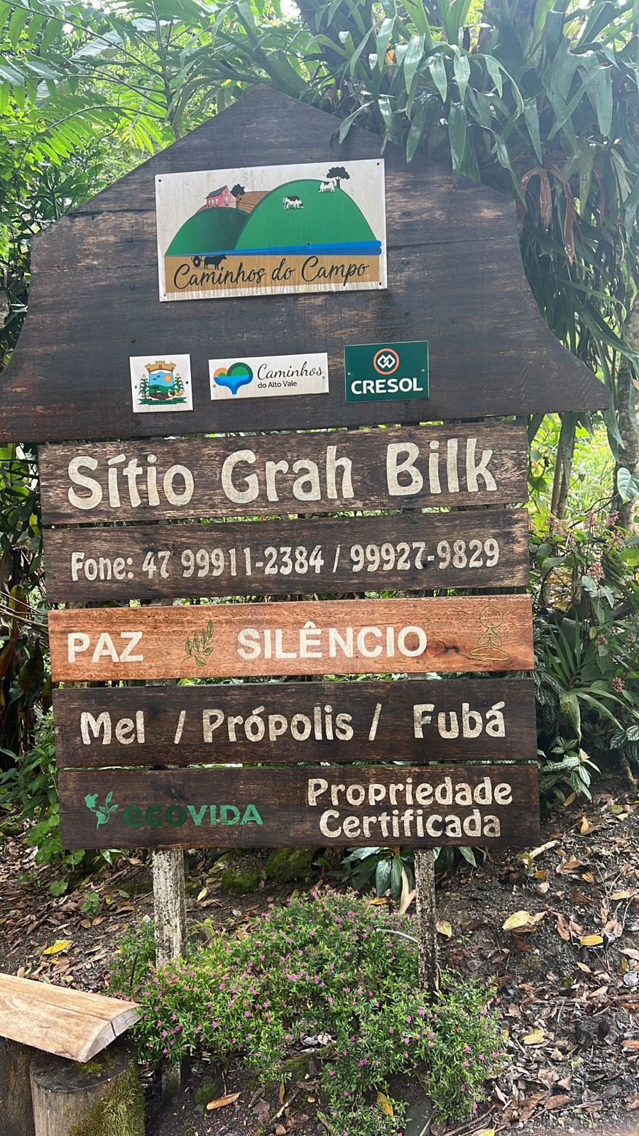 Sítio Grah Bilk - Rio Saltinho, Chapadão do Lageado/SC.