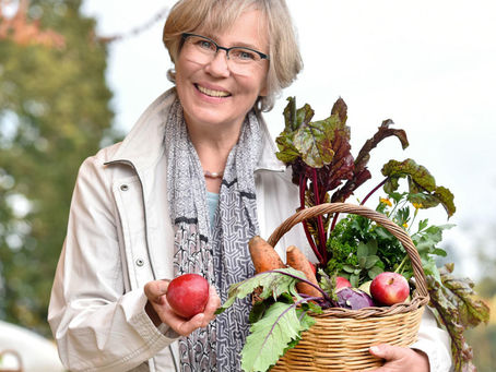 Jasmin Peschke ilustra a relação entre alimentação e saúde