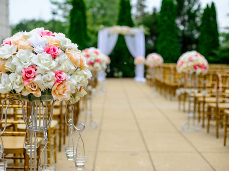 wedding ceremony setup aisle flowers Lake Maggiore Italy destination wedding